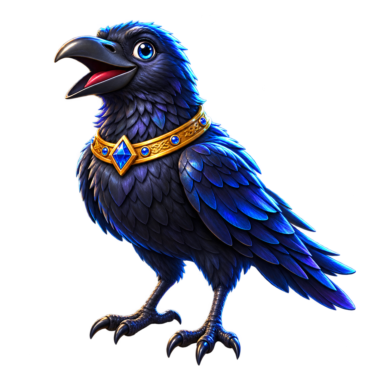 Kvik, King Eirik's clever raven companion