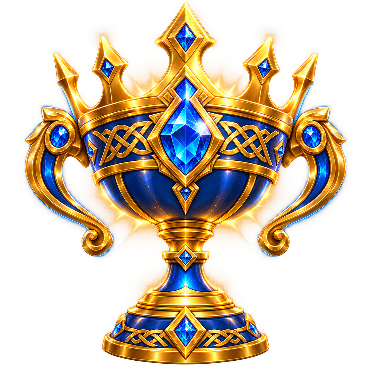 The Liquid King crown trophy