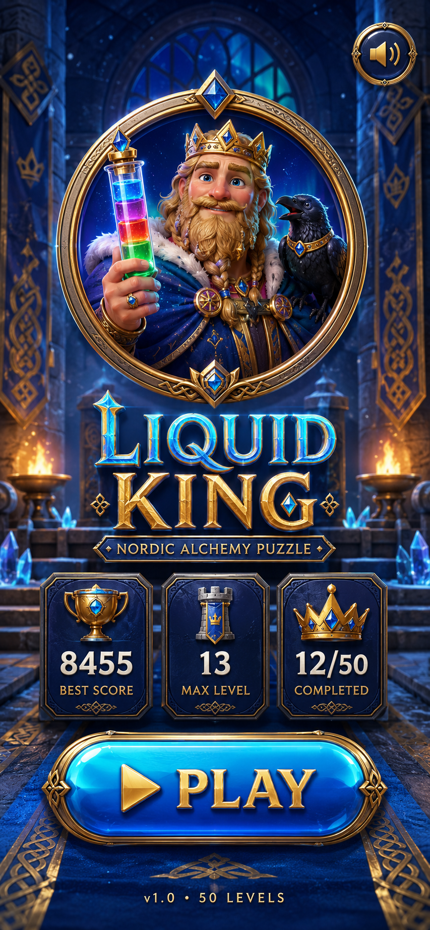 Liquid King home screen